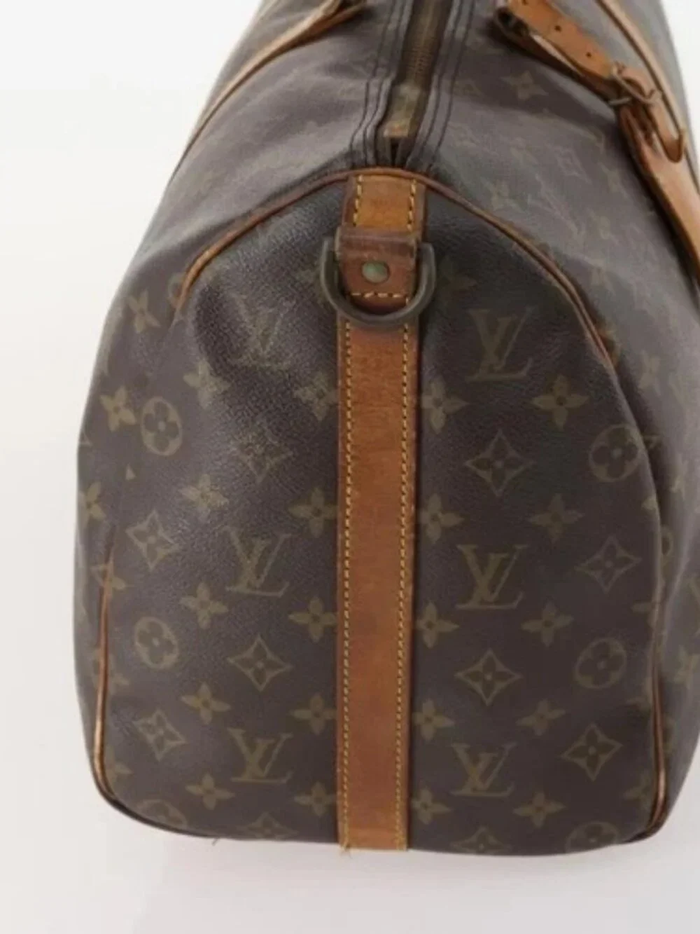LOUIS VUITTON Monogram Keepall Bandouliere 45 Boston Bag M41418 LV Auth INZ007